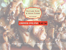 Tablet Screenshot of eastlandcuisine.com